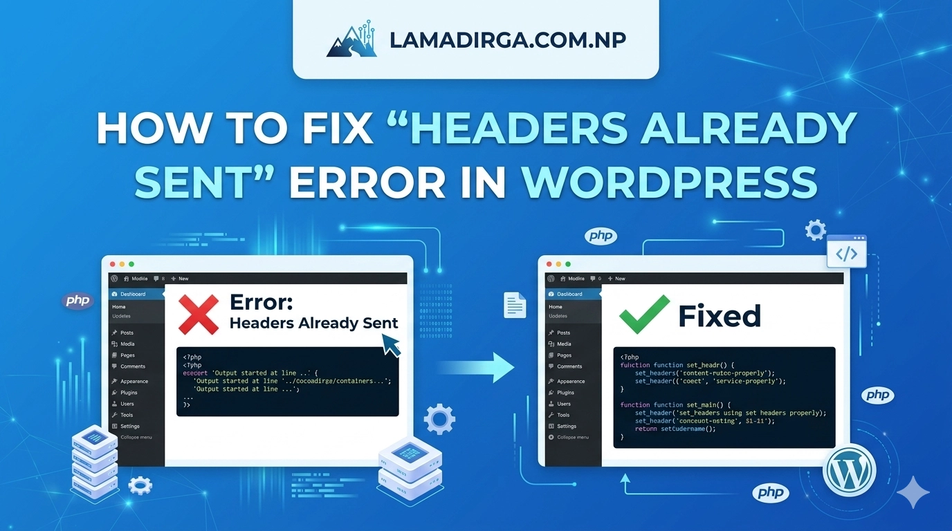 How to Fix “Headers Already Sent” Error in WordPress