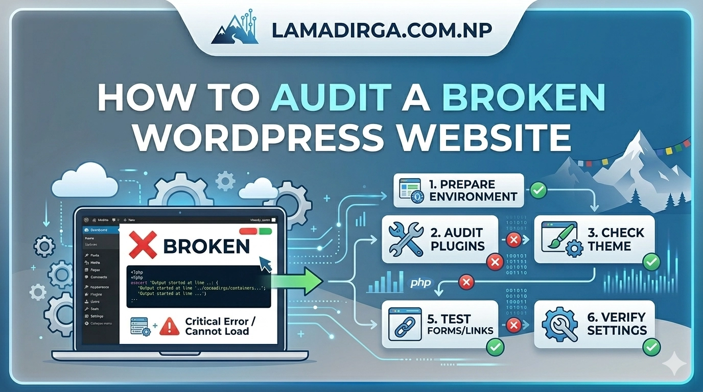 How to Audit a Broken WordPress Website