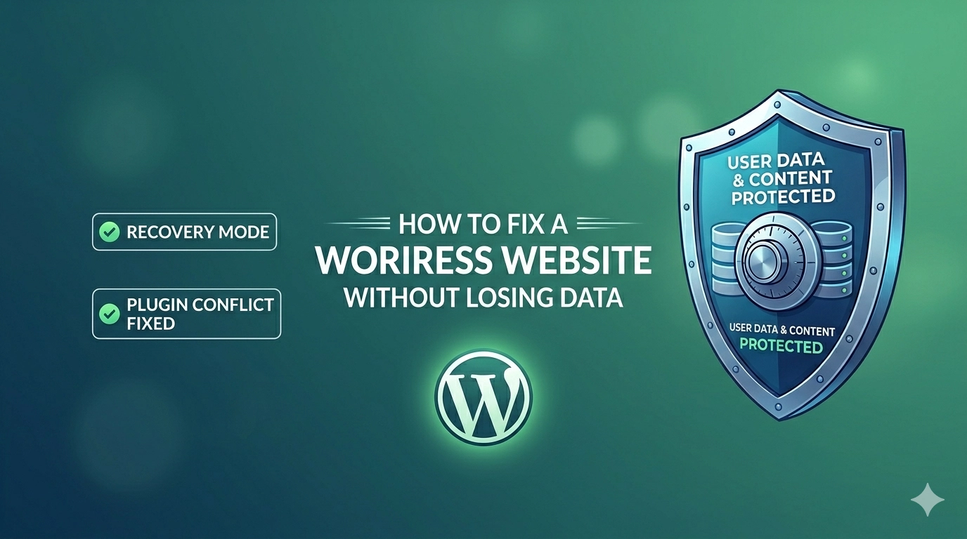 How to Fix a WordPress Website Without Losing Data
