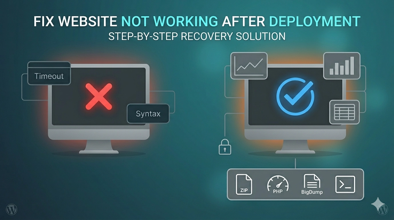 How to Fix Website Not Working After Deployment: A Troubleshooting Guide