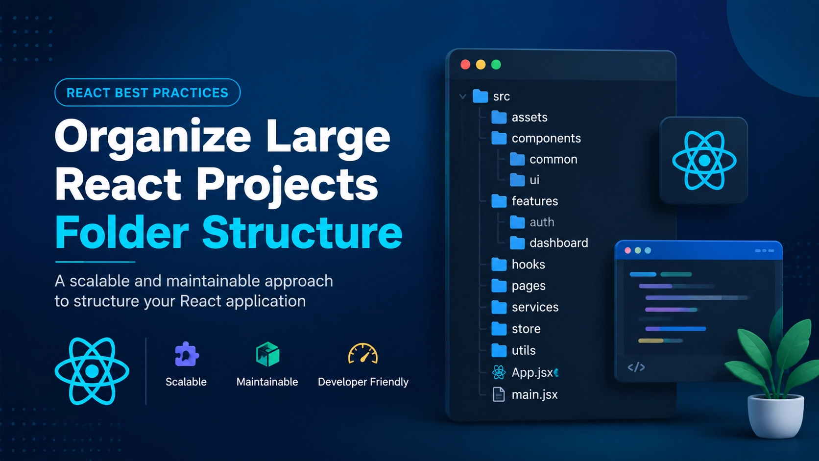 How to Organize Large React Projects – Folder Structure Guide (2026)